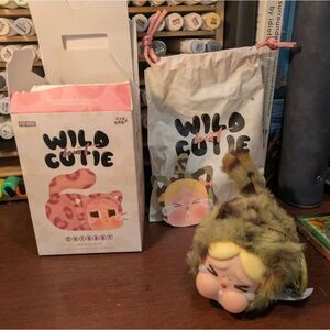 Pop Mart Crybaby Wild But Cutie Series Vinyl Plush Pendant Camo Cutie
